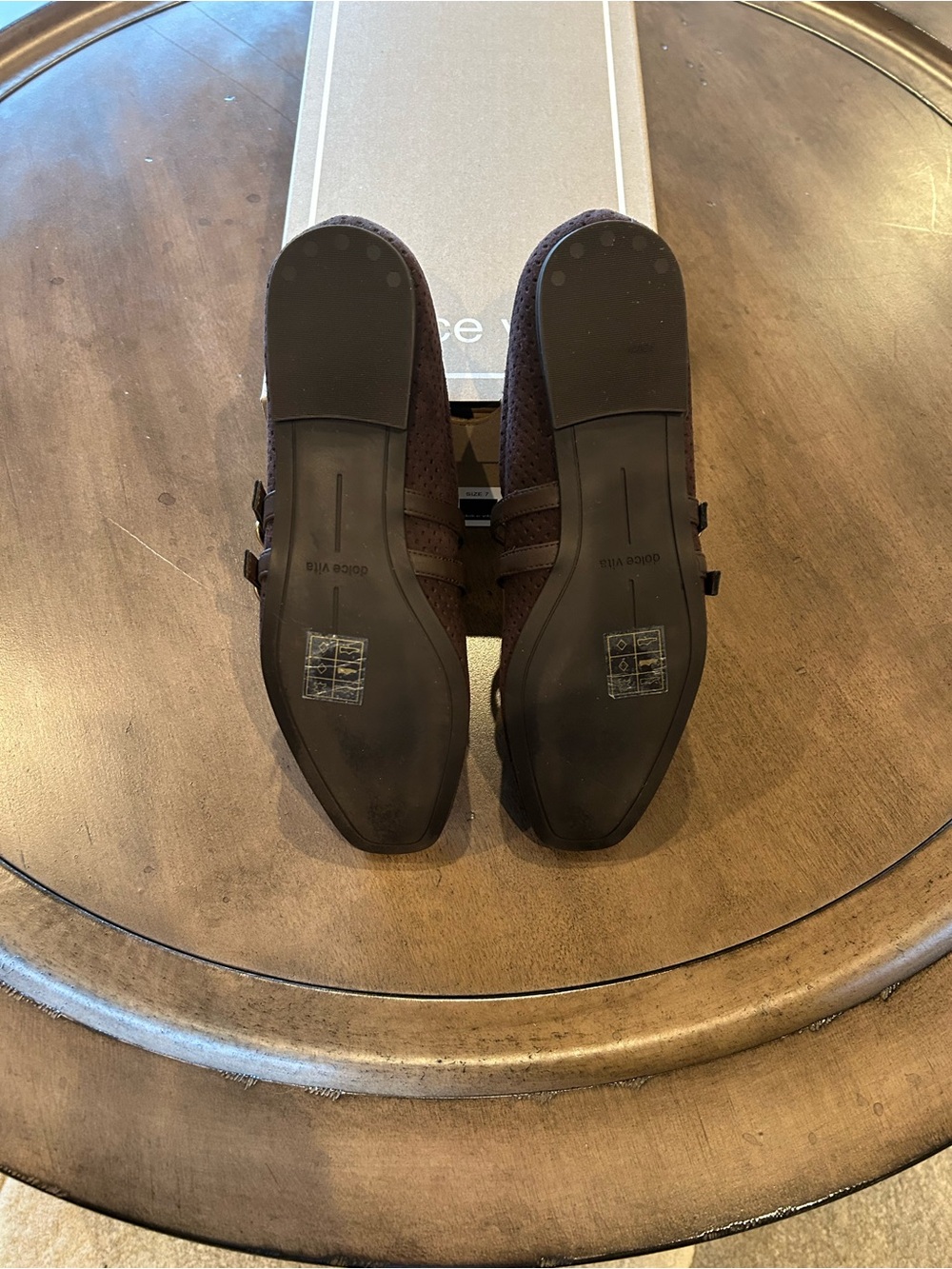 Dolce Vita Aretha Mary Jane Flat Mahogany Size 7 NIB - Picture 5 of 8